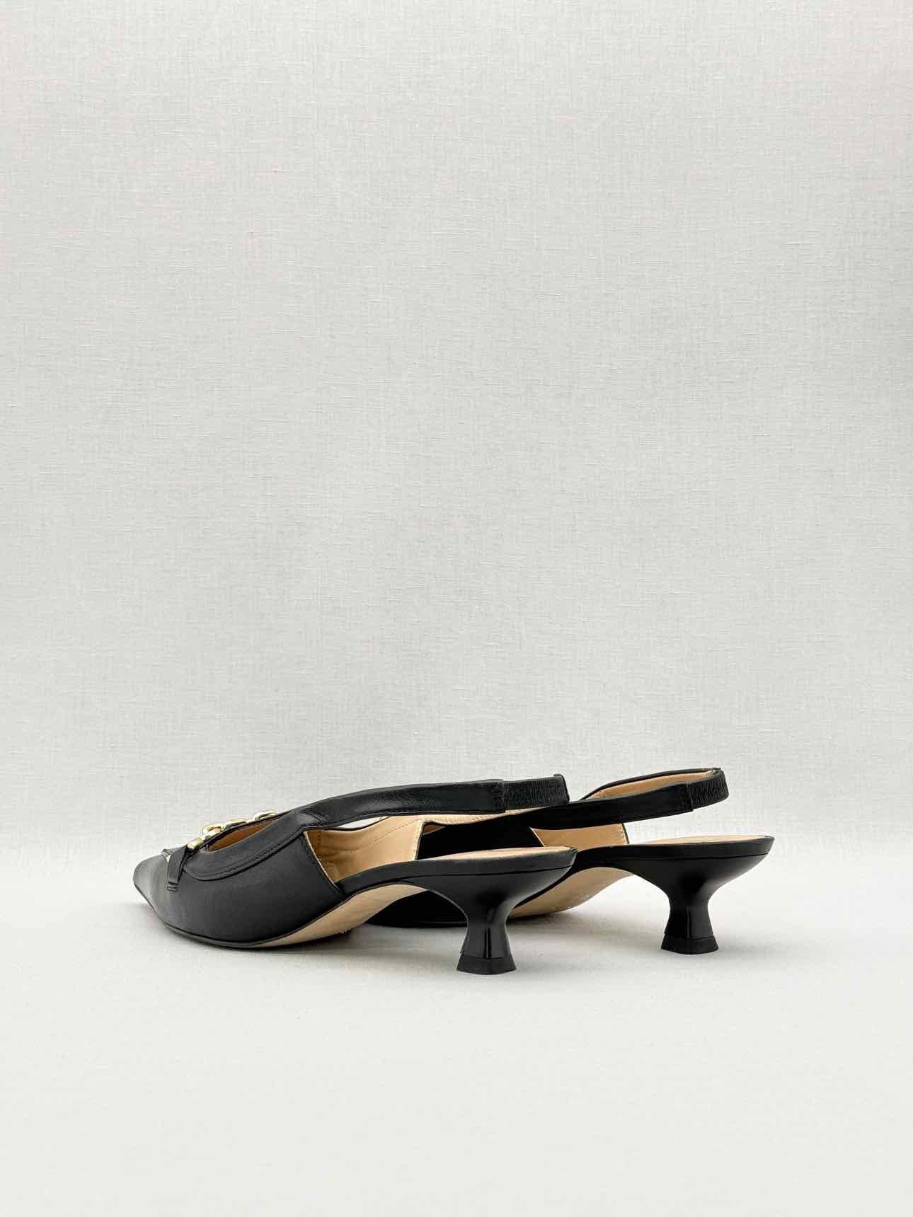 LK BENNETT Black Chain Link Size EU 38 Pumps
