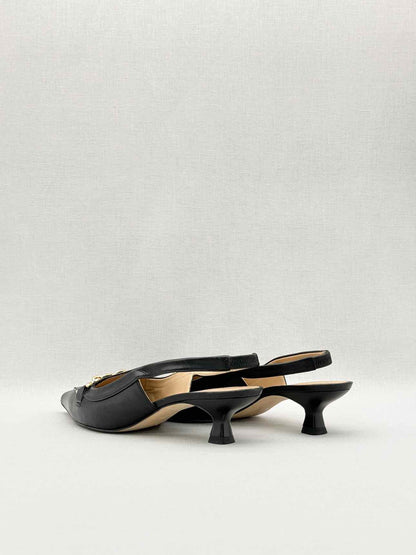 LK BENNETT Black Chain Link Size EU 38 Pumps