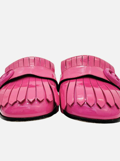 GUCCI Mule Fuchsia Flats 36.5