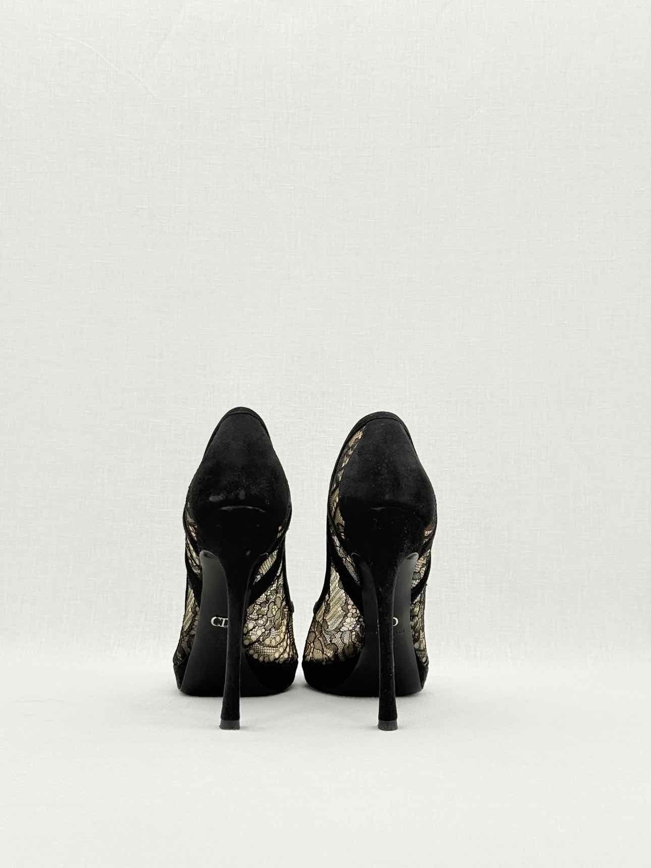 CHRISTIAN DIOR Black Size EU 37.5 Pumps
