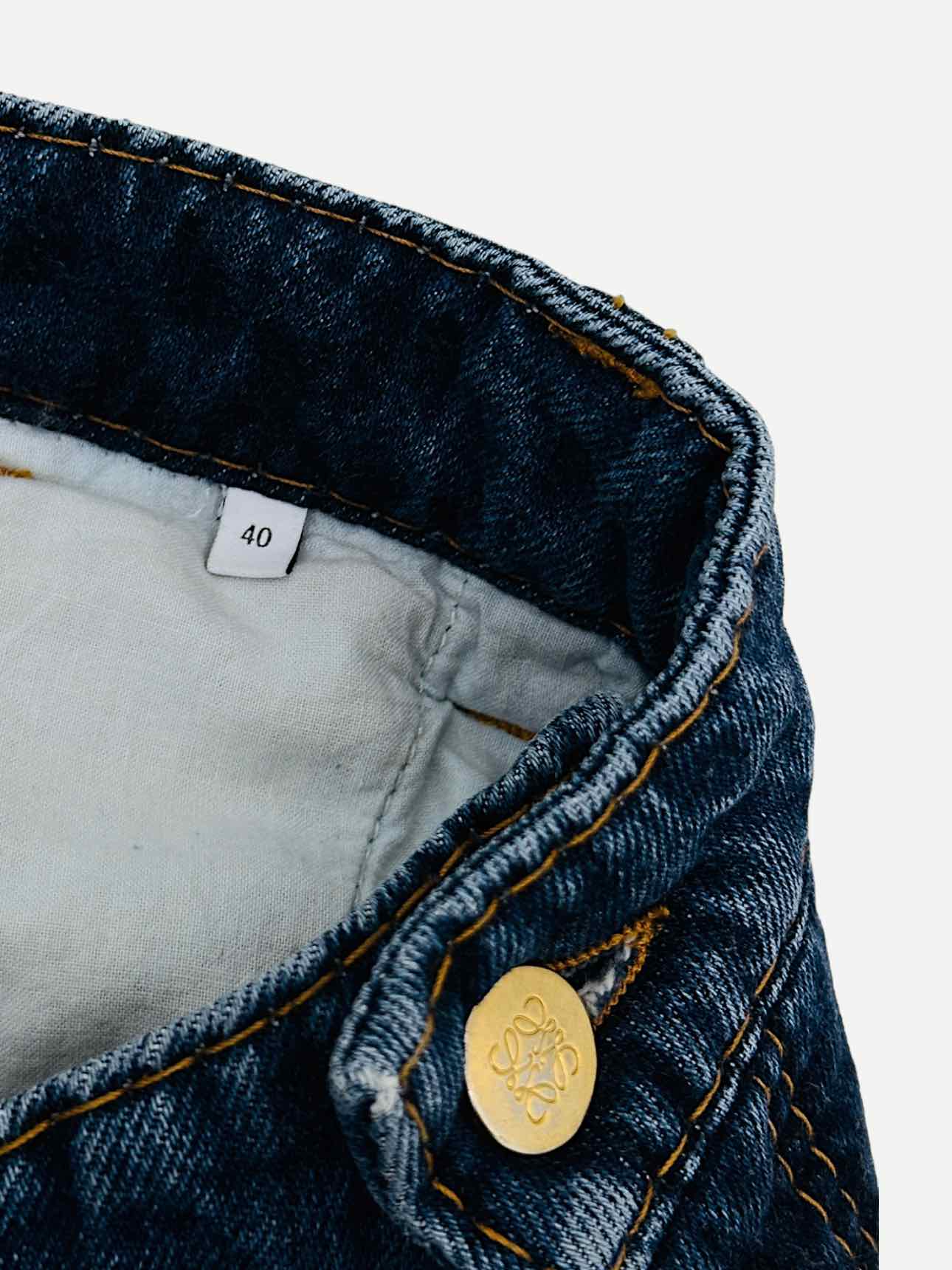 LOEWE Fisherman Dark Blue Size US 4 Jeans