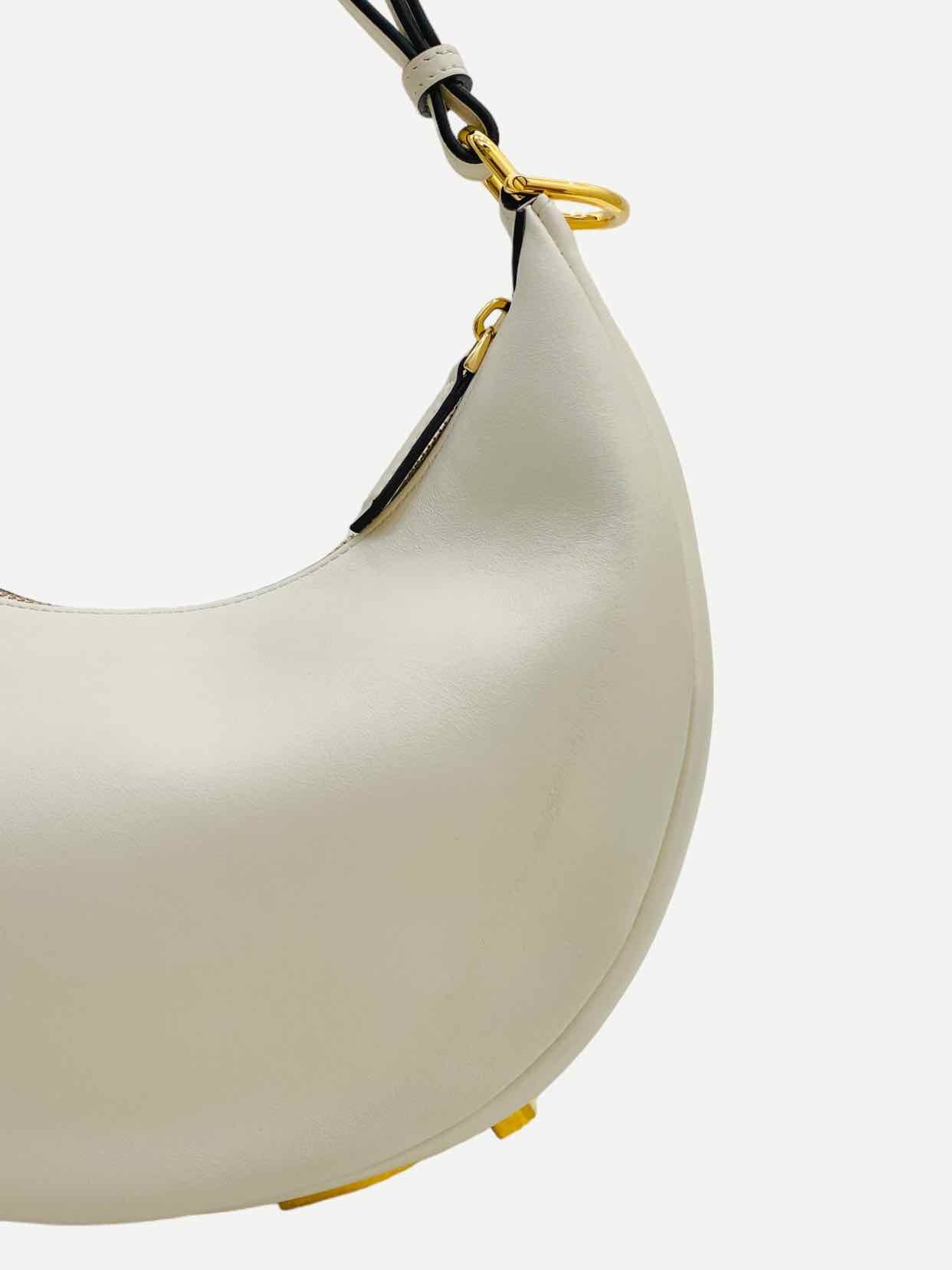 FENDI Fendigraphy White Shoulder Bag