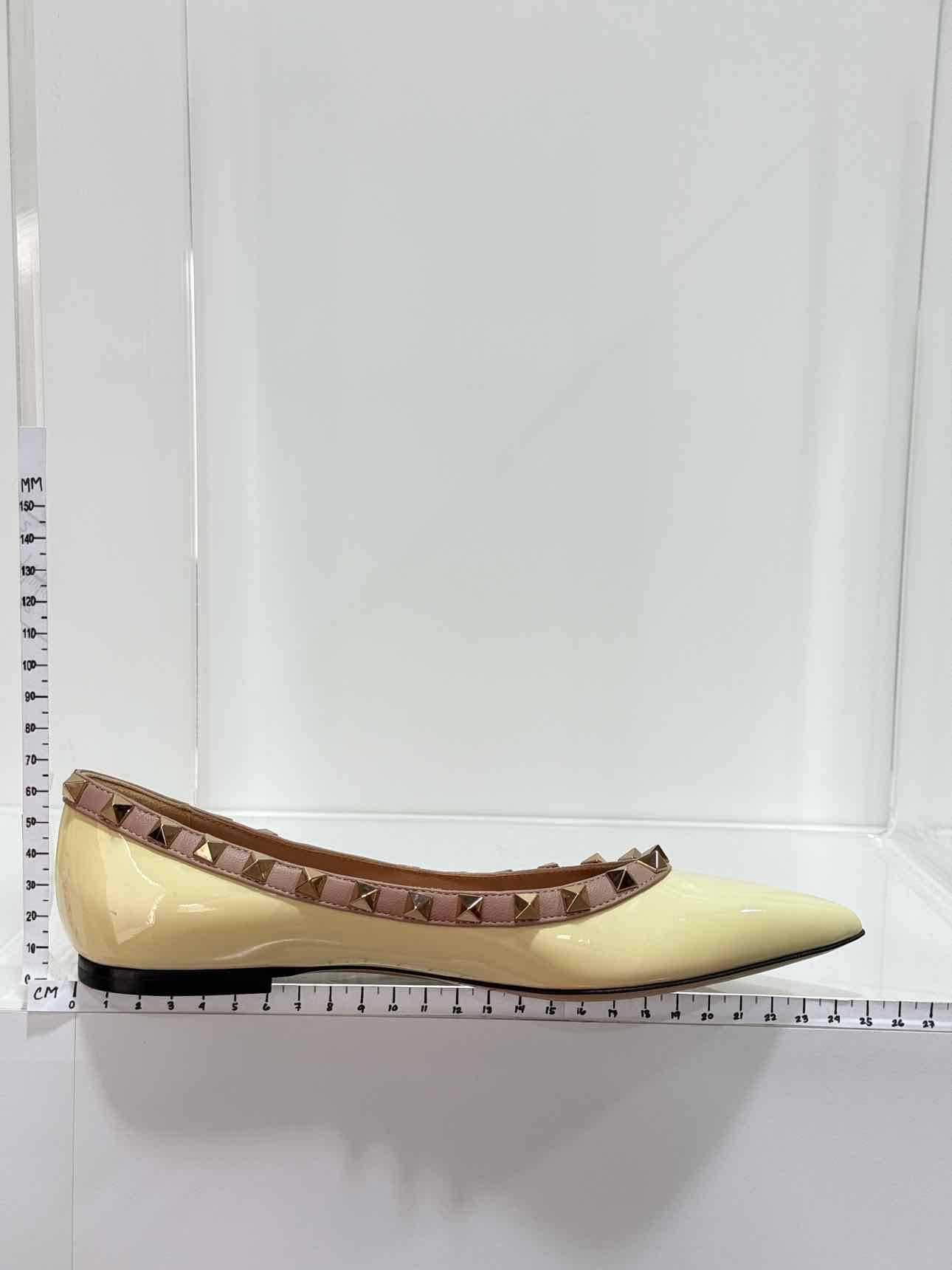 VALENTINO GARAVANI Yellow Size EU 35.5 Ballet Flats