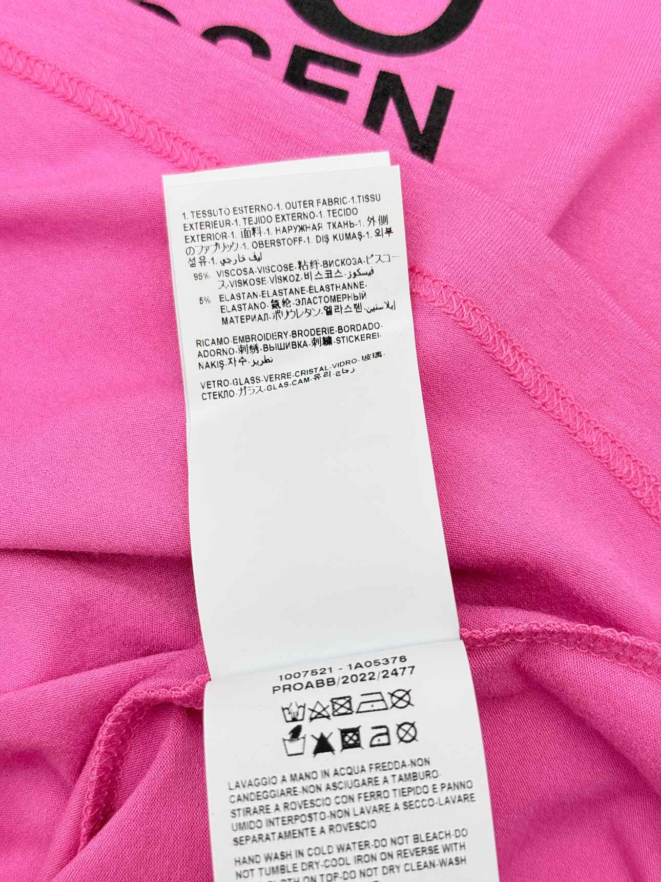 VERSACE Pink Size US 0 T-shirt