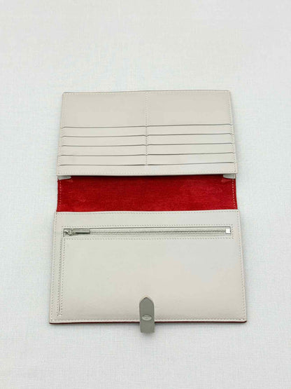 CELINE Red & Beige Continental Wallet