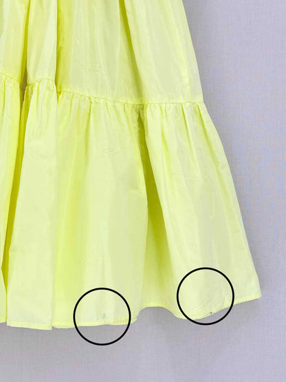 MAJE Runnala Yellow Size US 4 Midi Dress