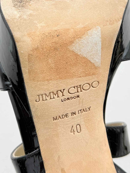 JIMMY CHOO Black Size EU 40 Platform Sandals