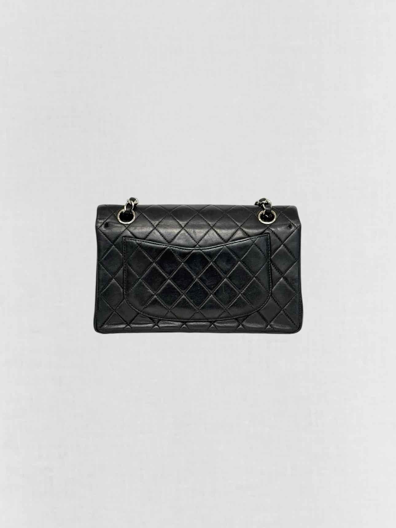 CHANEL Classic Double Flap Black Quilted Shoulder Bag