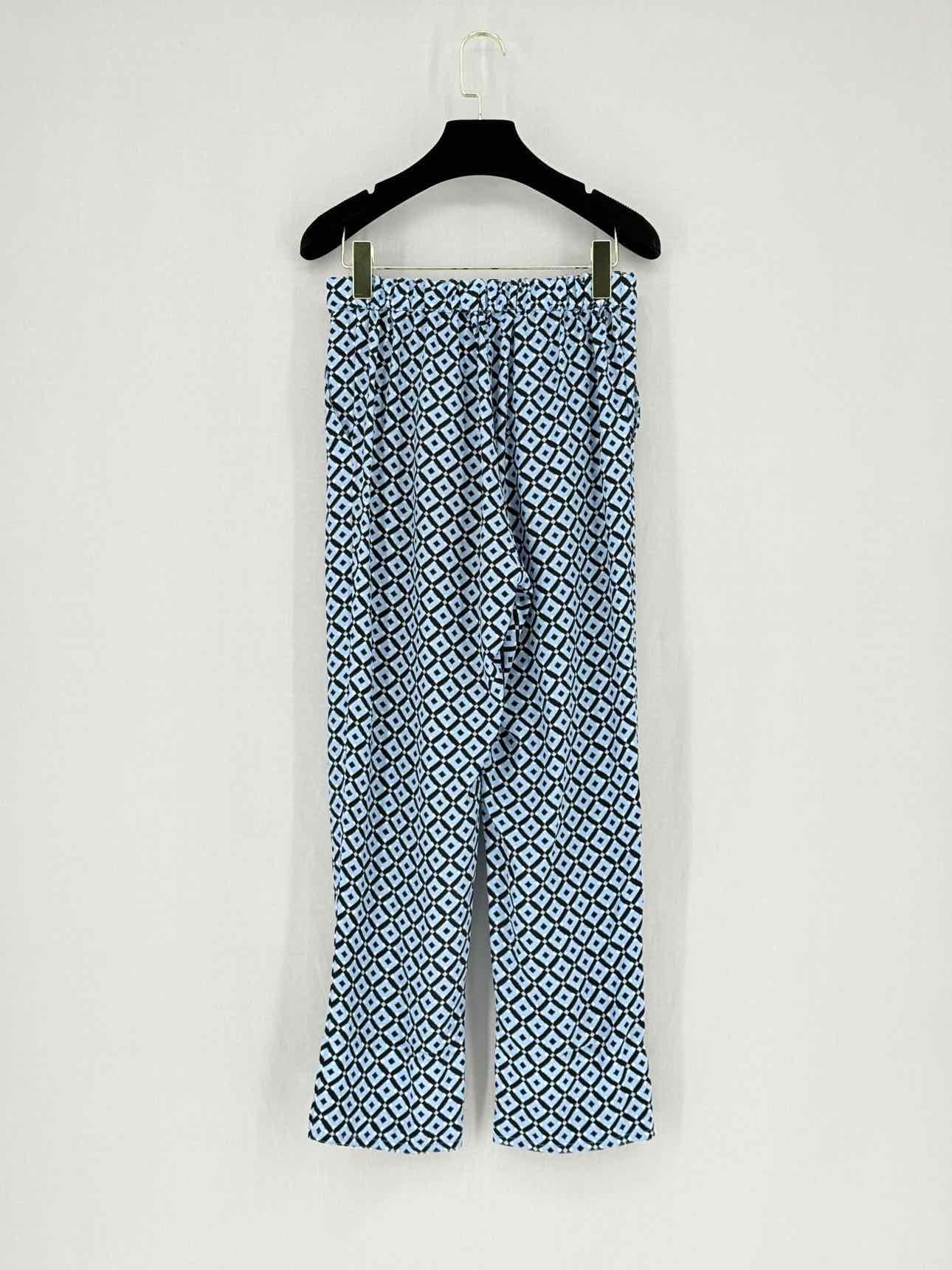 MARNI Blue Multicolor Printed Size US 0 Pants