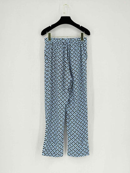 MARNI Blue Multicolor Printed Size US 0 Pants