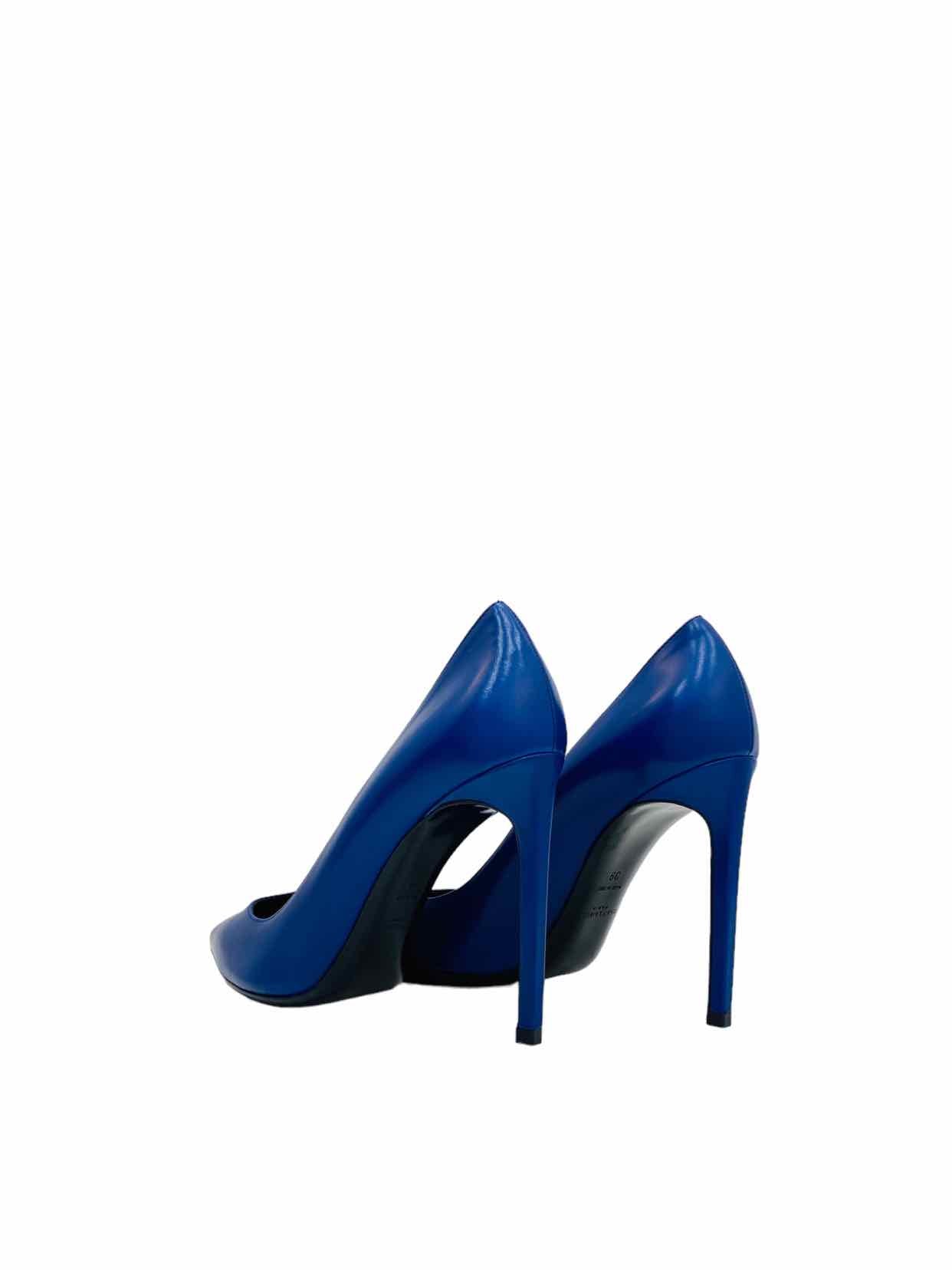 SAINT LAURENT Instinct Blue Pumps 39