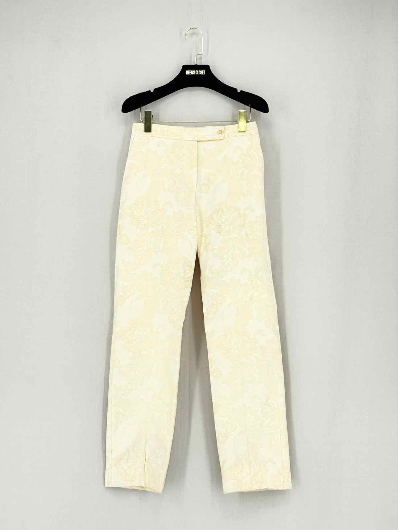 VALENTINO Beige & White Printed Size US 6 Outfit Set