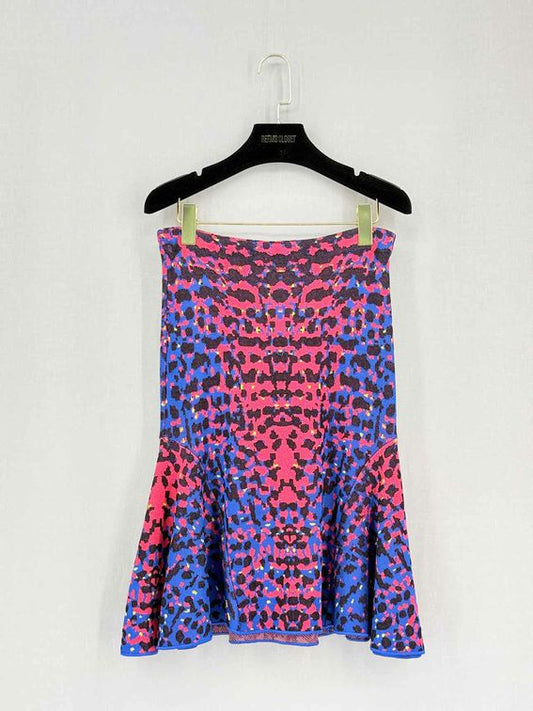 M MISSONI Pink Multicolor Size US 4 Knee Length Skirt