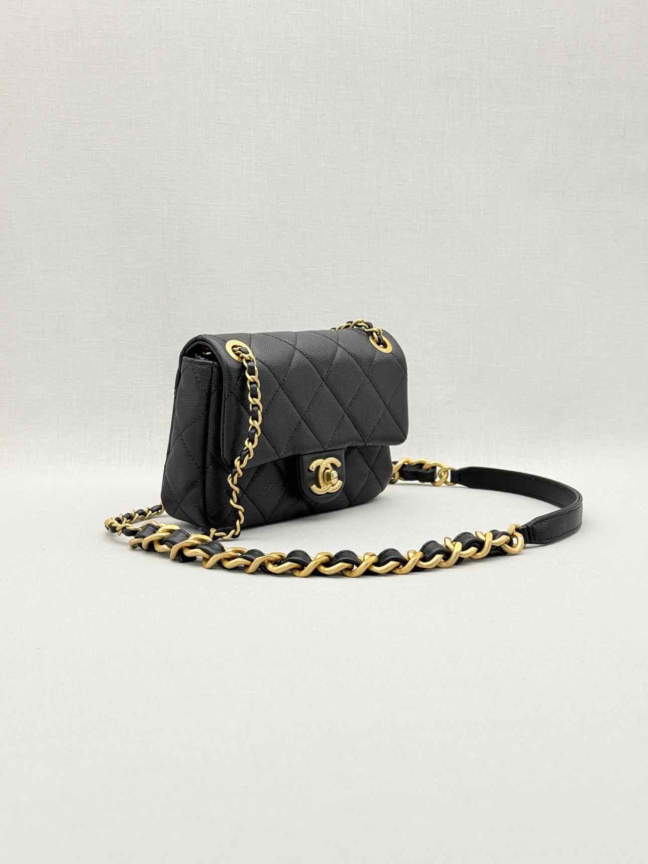 CHANEL Classic Black Quilted Shoulder Bag