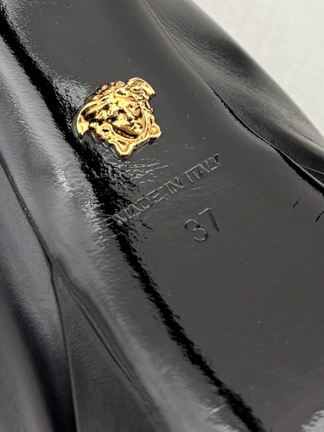 VERSACE La Medusa Black Size EU 37 Mules