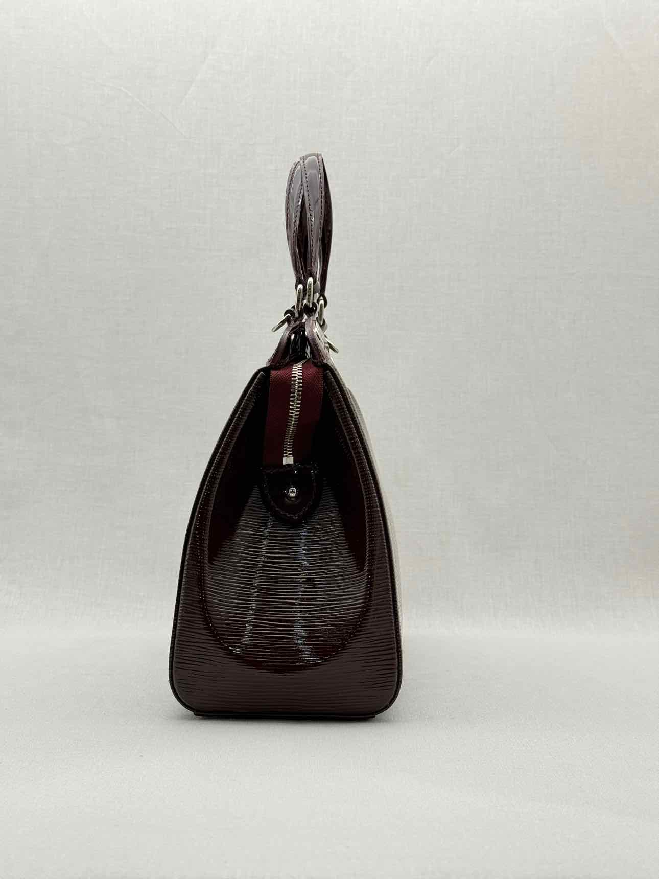 LOUIS VUITTON Brea Burgundy Top Handle