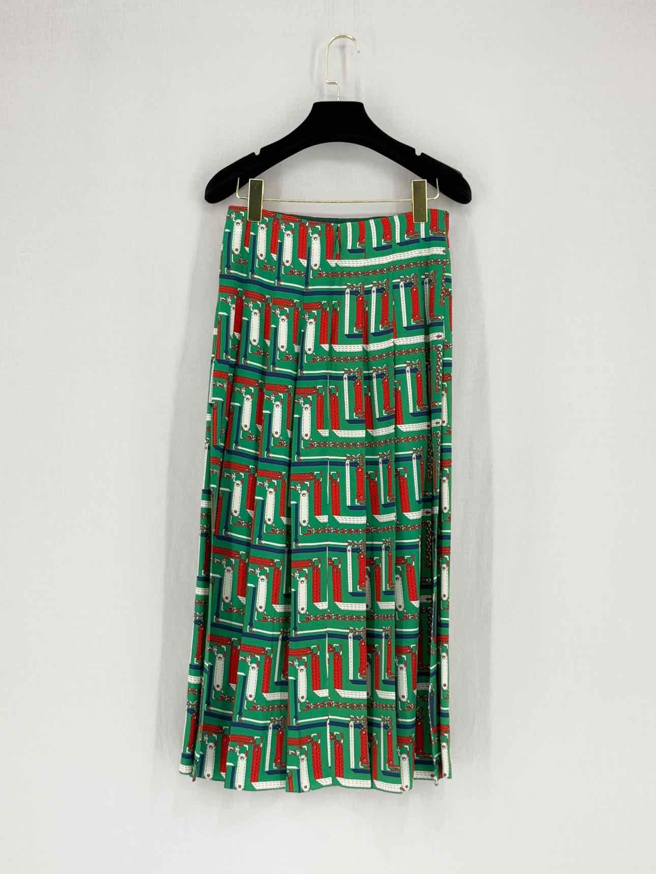 GUCCI Green Multicolor Printed Size US 6 Outfit Set