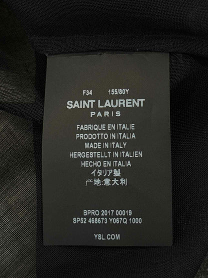 SAINT LAURENT Black Size US 2 Shirt