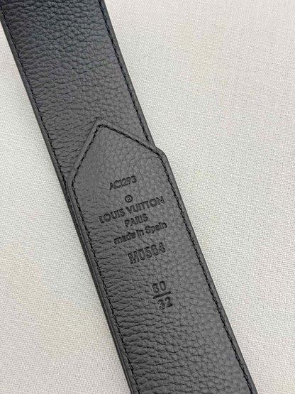LOUIS VUITTON Brown & Black Monogram Belt