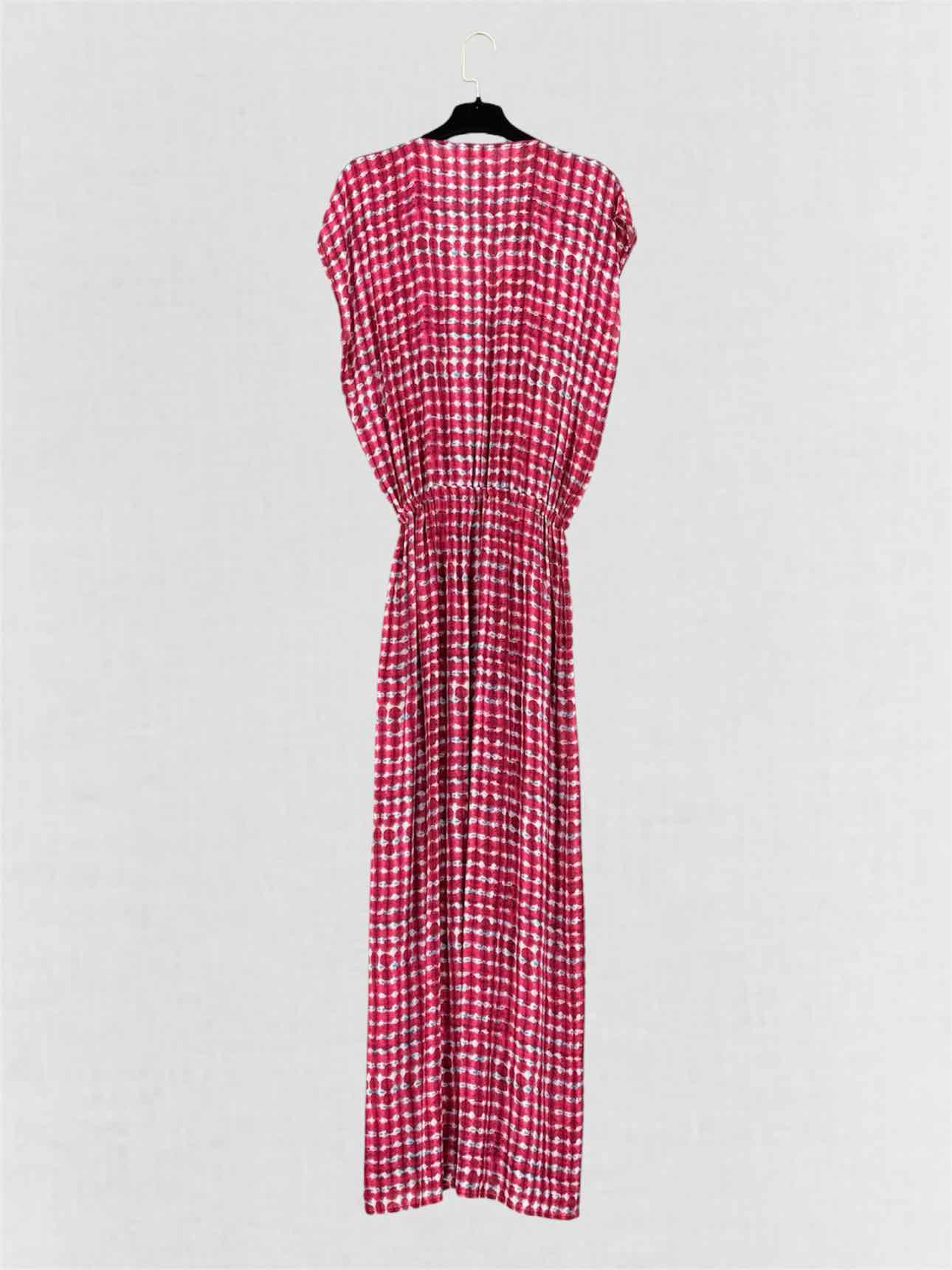 TORY BURCH Magenta & White Size XSmall/Small Long Dress