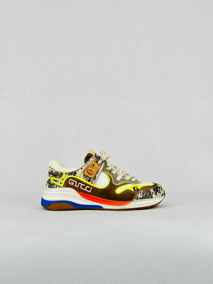 GUCCI Ultrapace White Multicolor Size EU 35 Sneakers