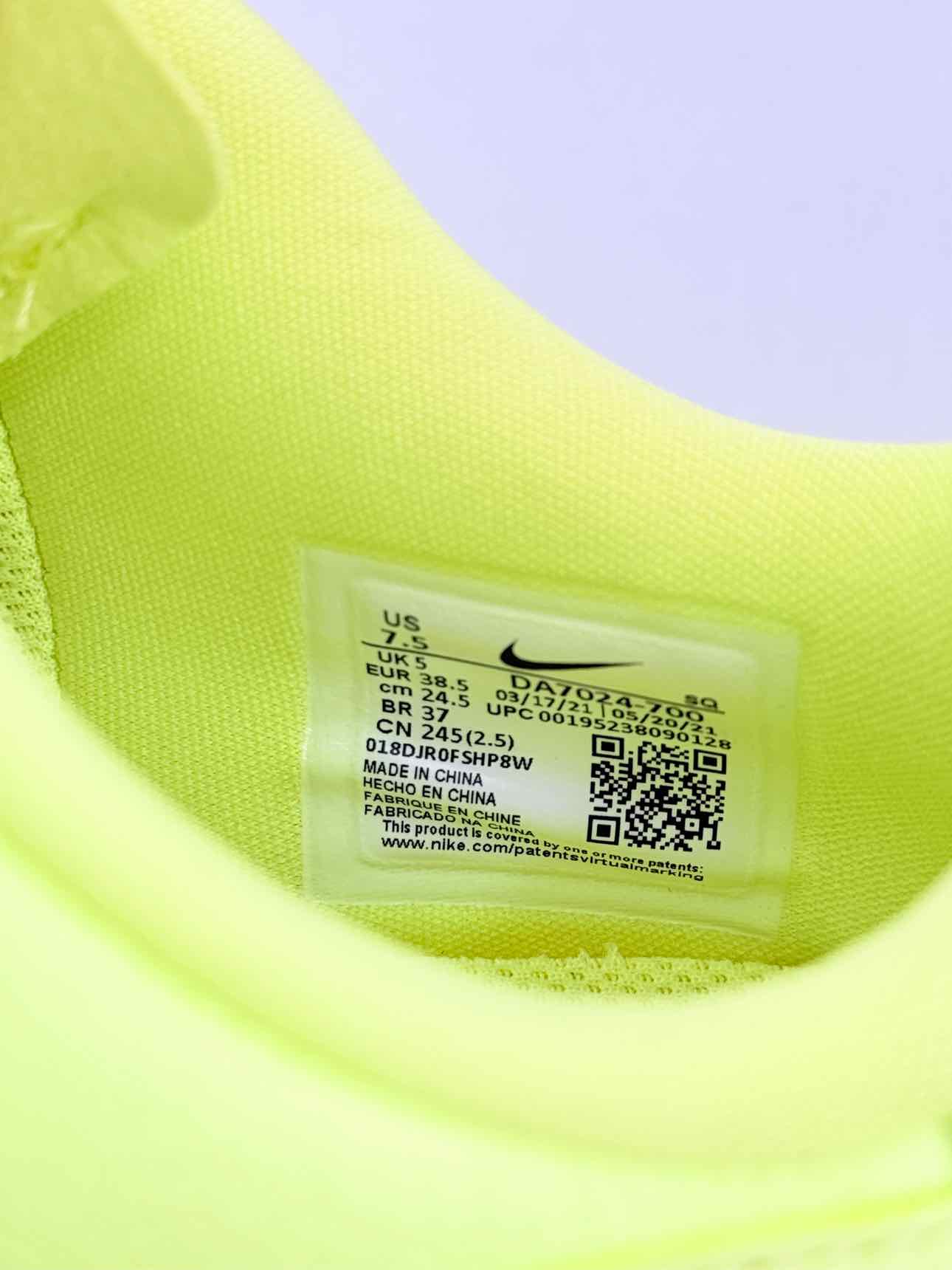 NIKE Air Force 1 Yellow Size EU 38.5 Sneakers