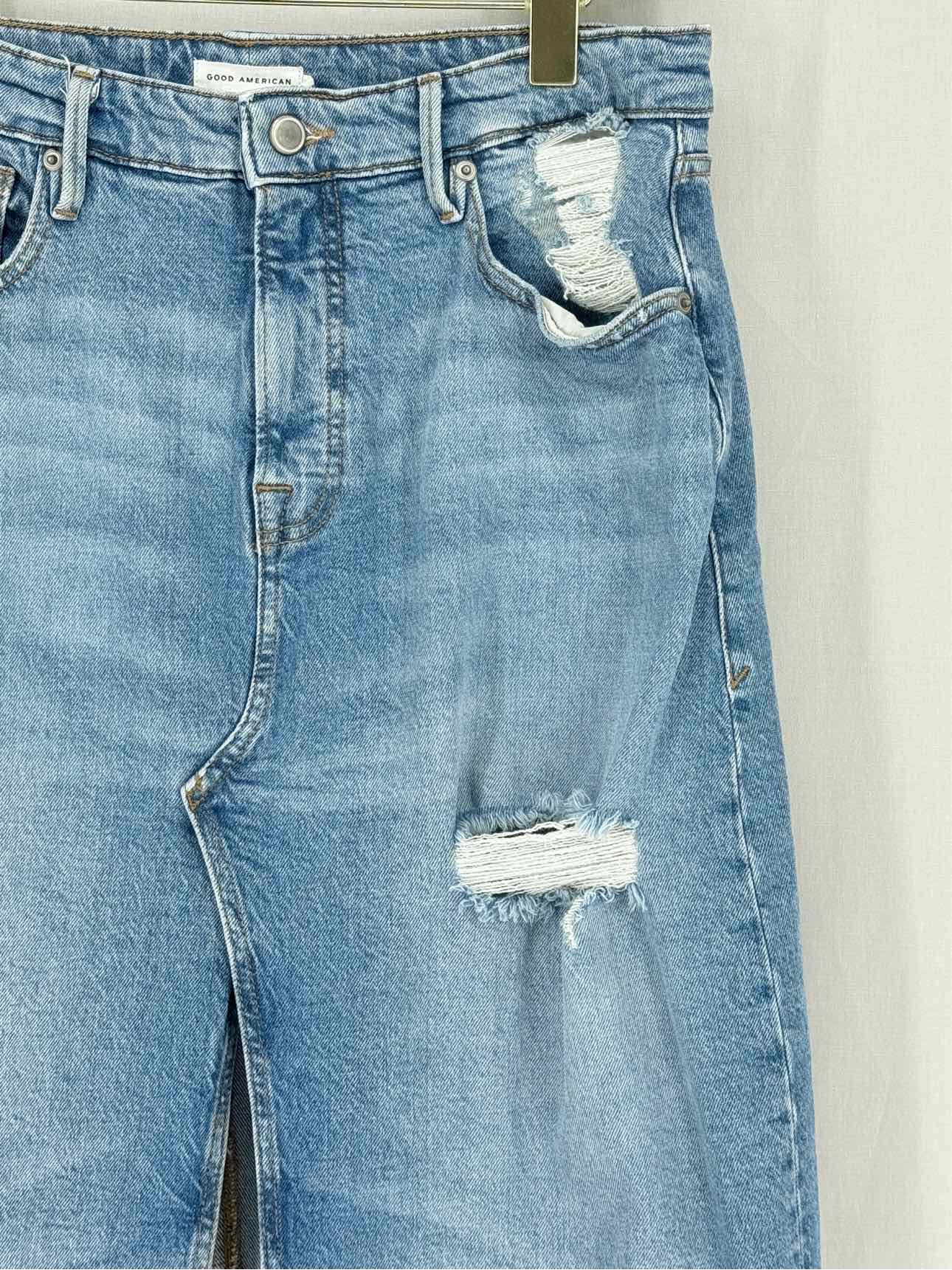 GOOD AMERICAN Blue Size US 8 Long Skirt