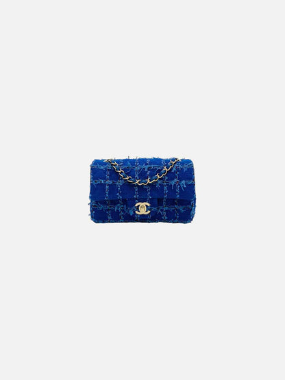 CHANEL Cruise 2023 Blue Shoulder Bag