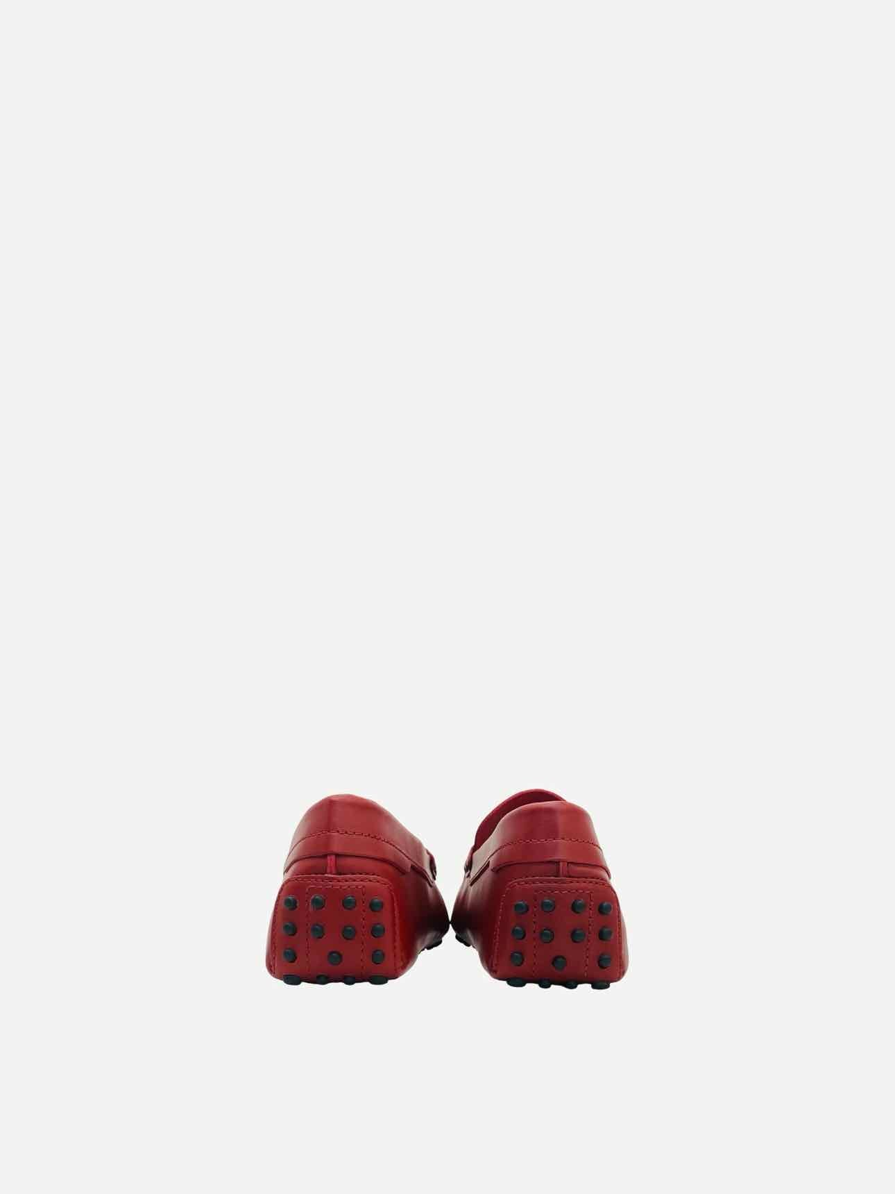 TOD'S Driving Red Loafers 41