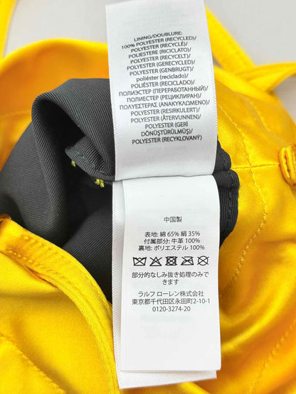 POLO RALPH LAUREN Big Pony Yellow Bucket Bag