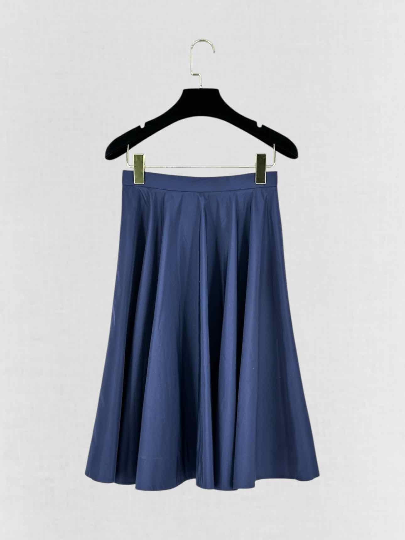 MIU MIU Navy Blue Size US 0 Knee Length Skirt