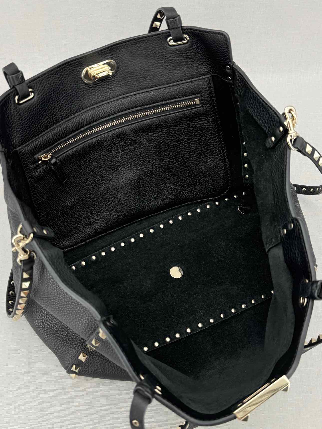 VALENTINO Rockstud Black Tote Bag