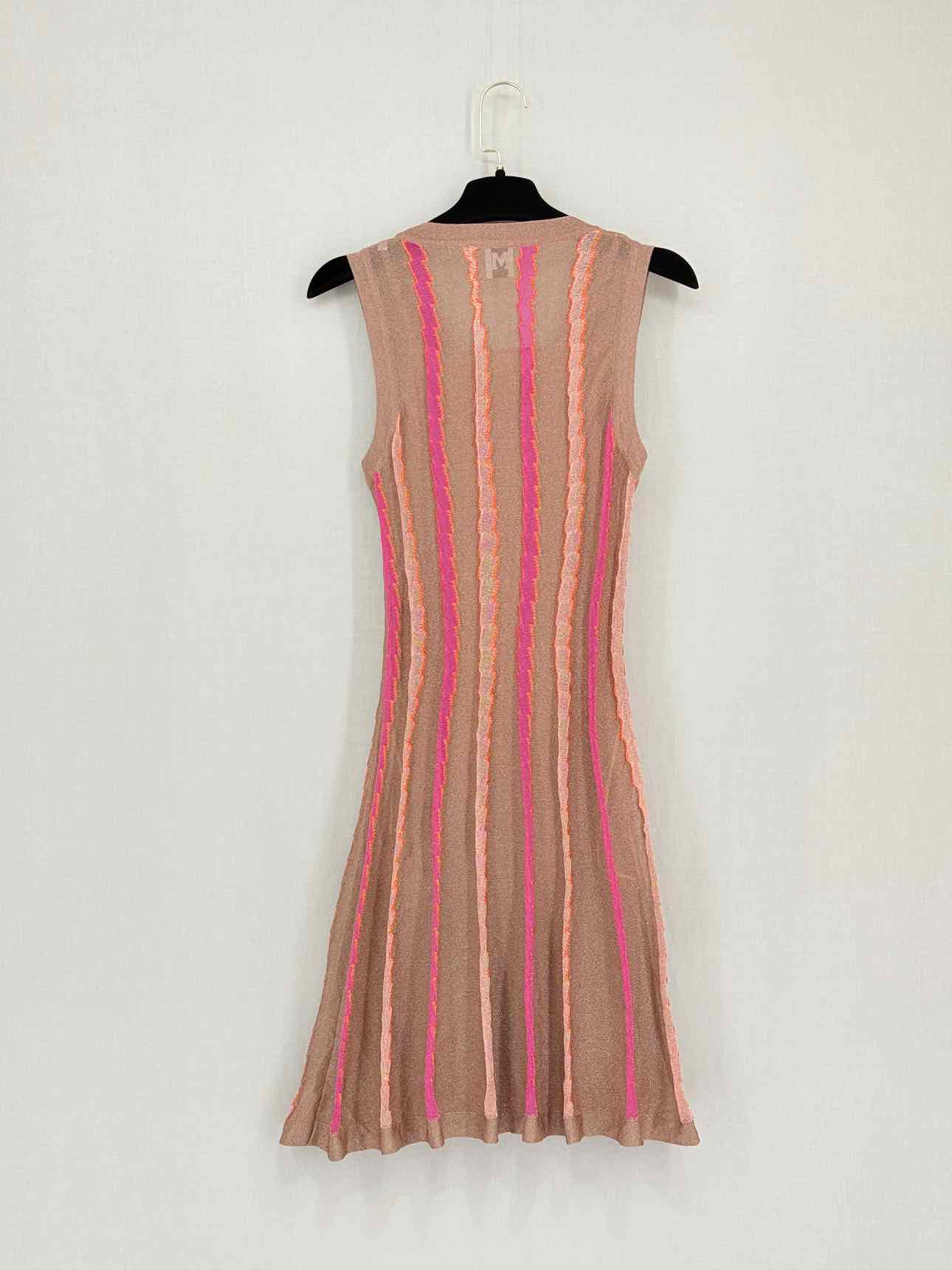 M MISSONI Brown Multicolor Size US 4 Short Dress