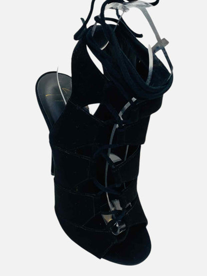 GUISEPPE ZANOTTI Black Size EU 38 Heeled Sandals