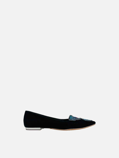 SOPHIA WEBSTER Black Multicolor Ballet Flats