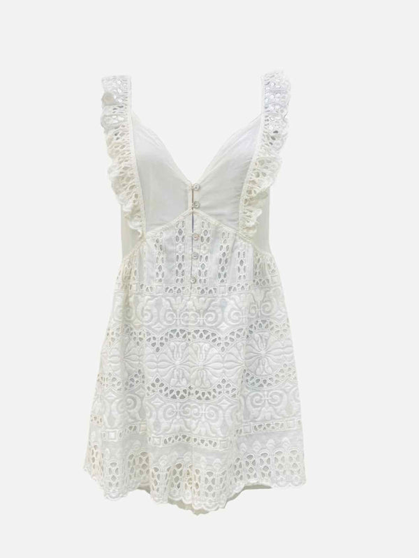 ZIMMERMANN White Size Small Playsuit