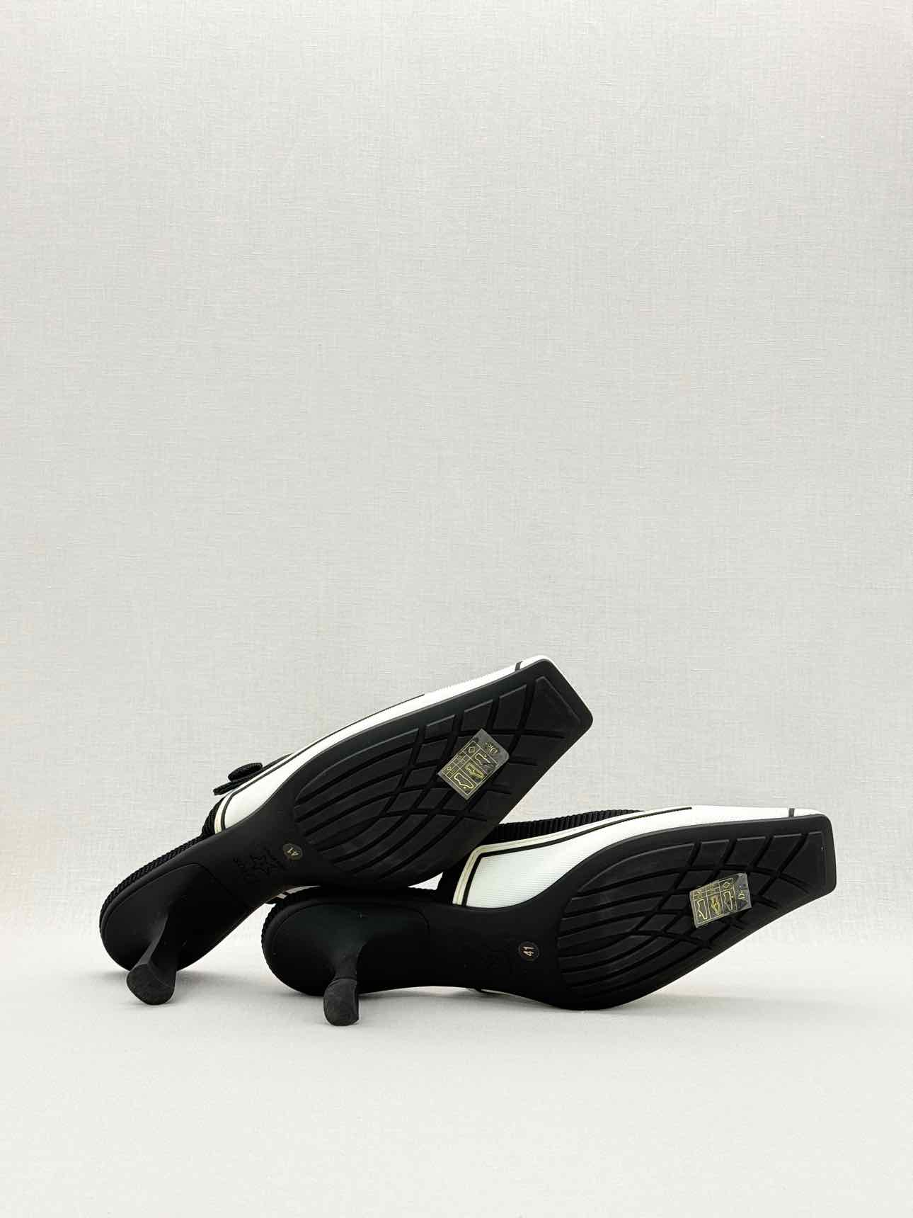 DIOR D-Motion Black & White Size EU 41 Mules