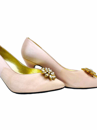 ANA BONILLA Vintage Pale Pink Pumps 36.5