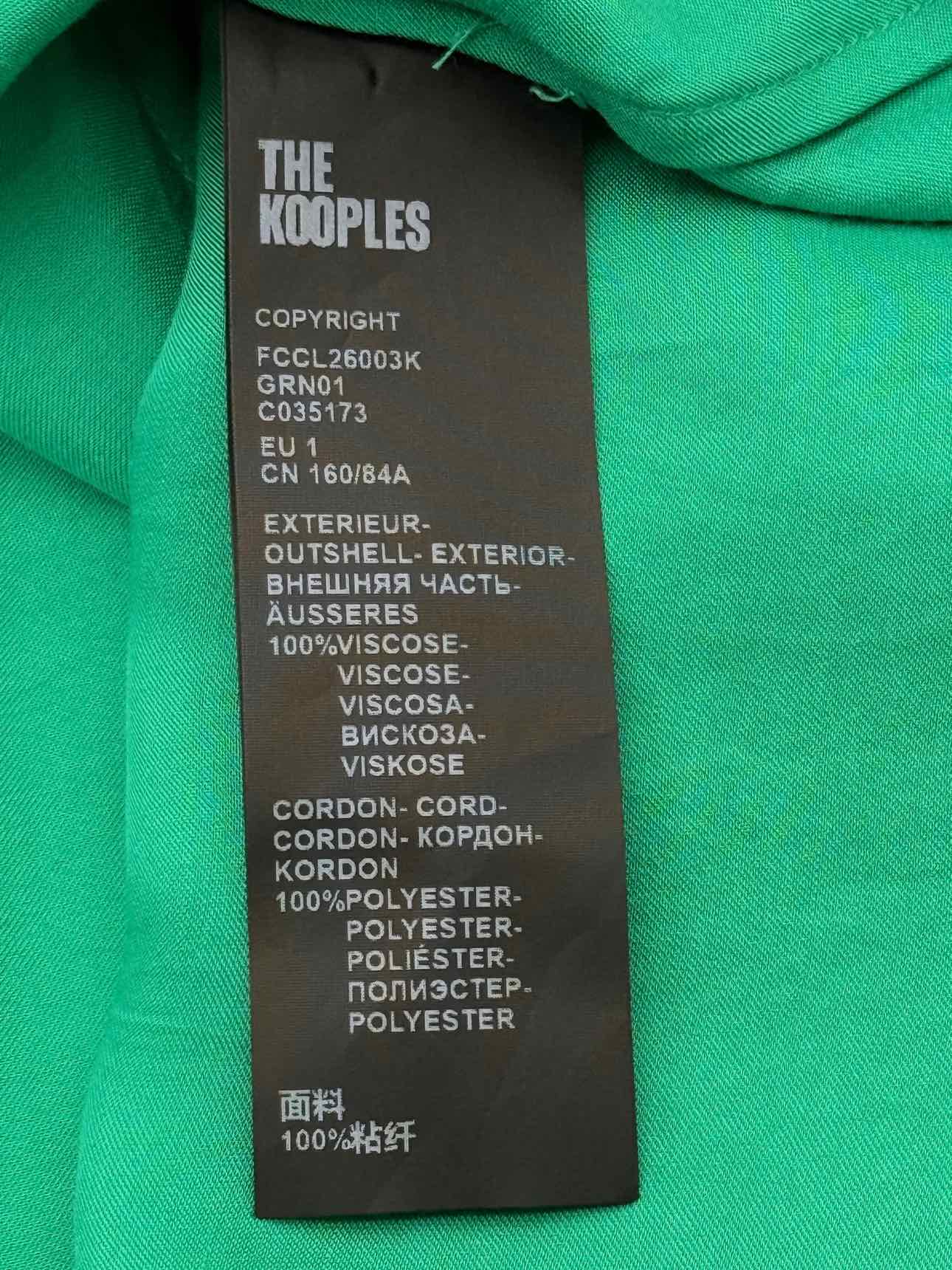 THE KOOPLES Green Size Small Blouse