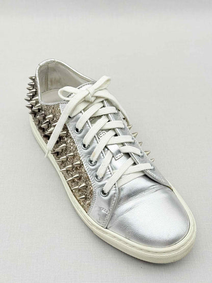 PHILIPP PLEIN Gold & Silver Size EU 36 Sneakers