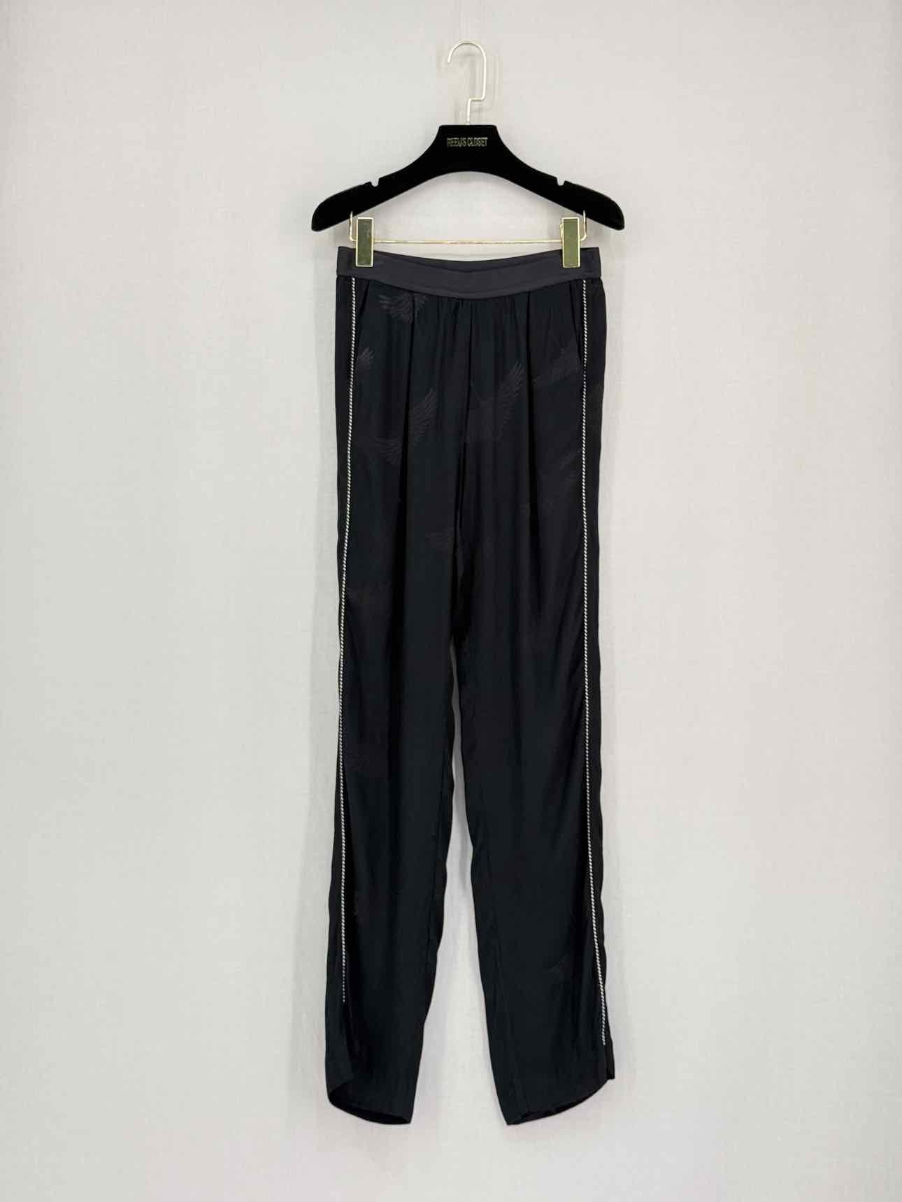 SANDRO Black Jacquard Size Small Outfit Set