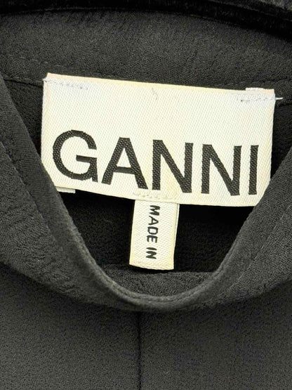 GANNI Black Size US 8 Midi Dress