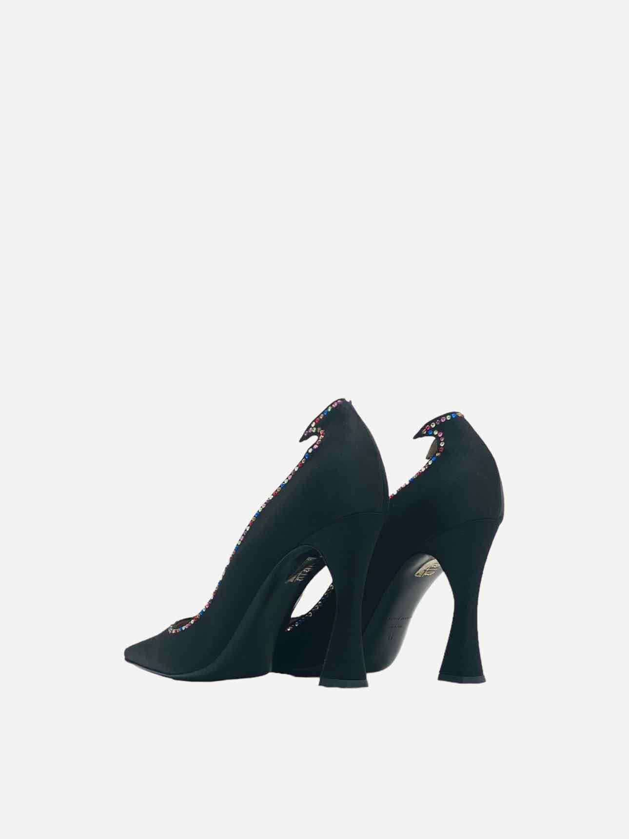 LES PETITS JOUEURS Taya Black Pumps