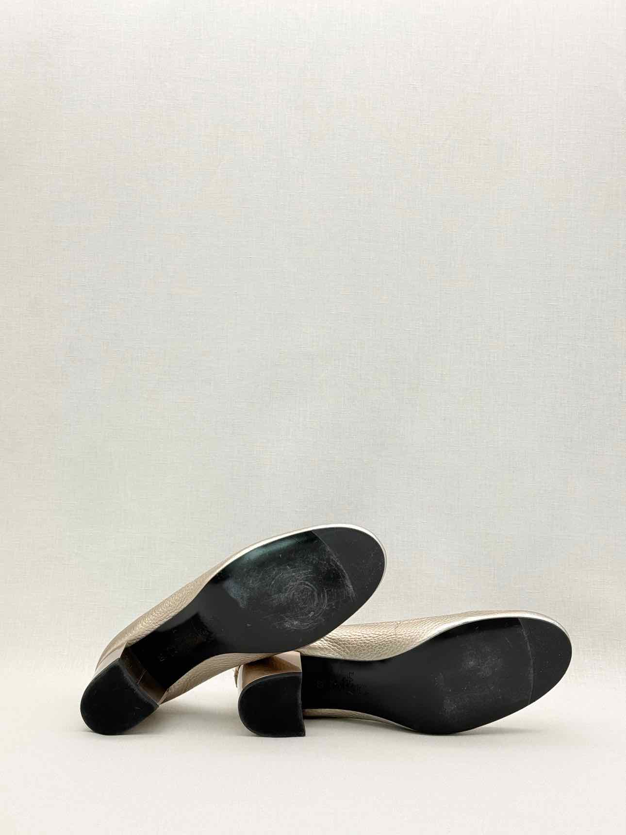 LANVIN Cube Metallic Light gold Size EU 40 Pumps