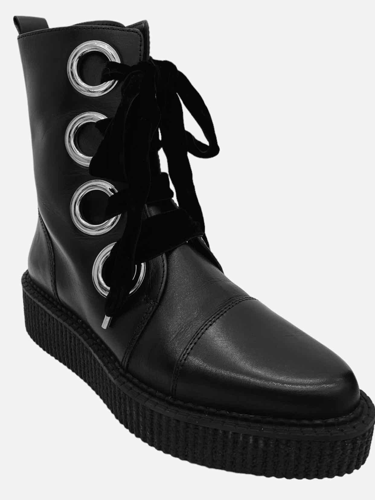 MARC BY MARC JACOBS Lace Up Black Ankle Boots 37