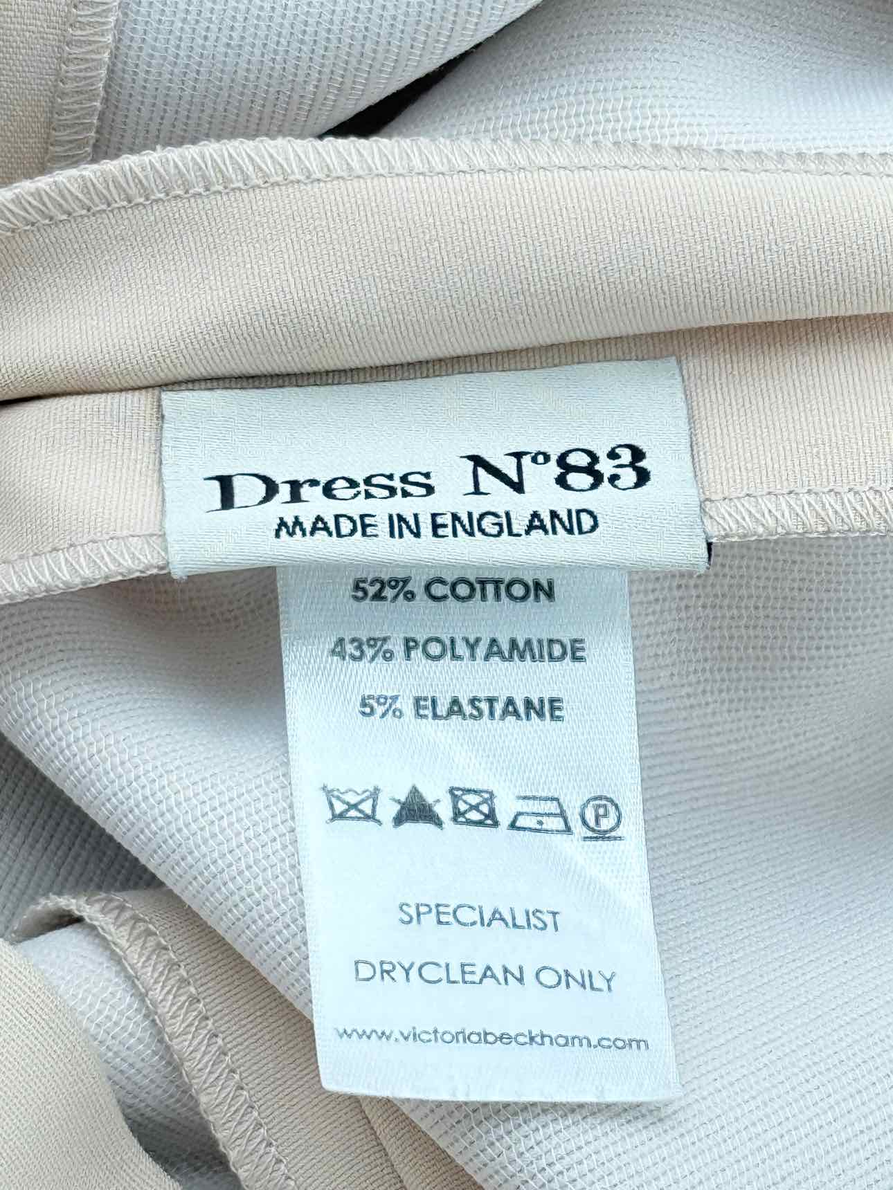 VICTORIA BECKHAM Cream Size US 10 Knee Length Dress