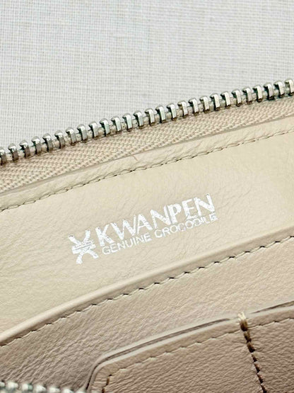 KWANPEN White & Brwon Continental Wallet