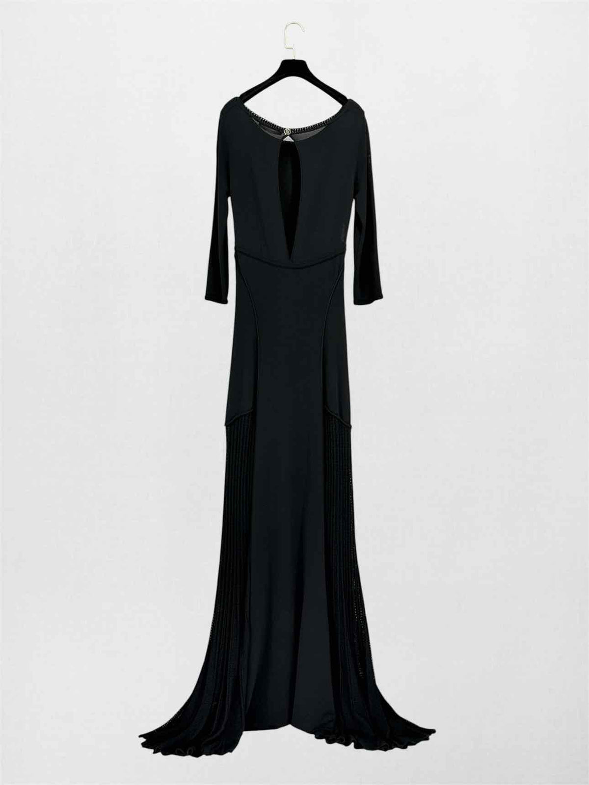 ROBERTO CAVALLI Black Size US 4 Long Dress