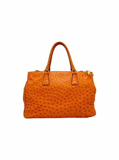 PRADA Double Zip Orange Top Handle