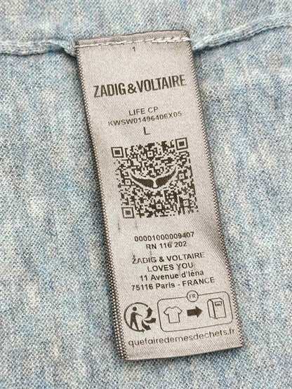 ZADIG & VOLTAIRE Blue Size Large Sweater